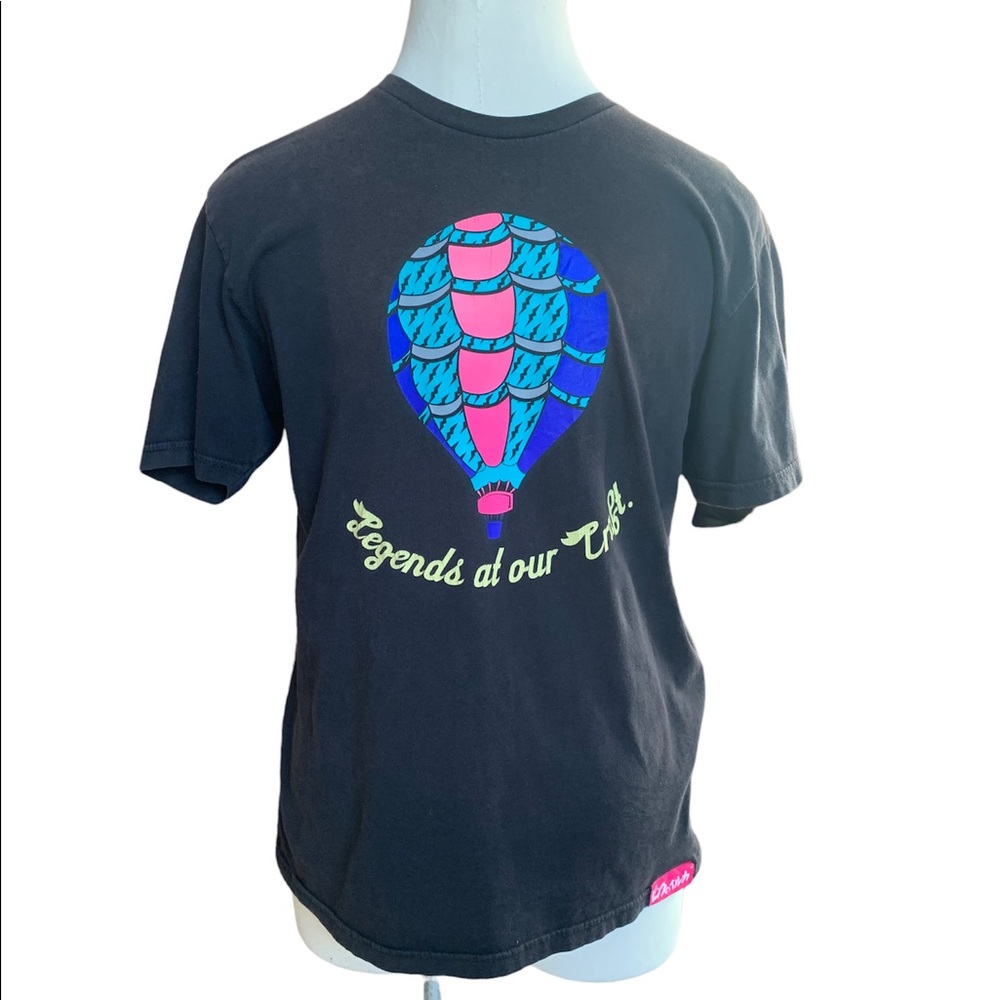 Pink Dolphin RARE shirt “Legends at our Craft” Hot air balloon design